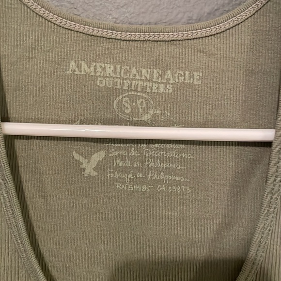 S olive green American Eagle tank - Picture 5 of 5